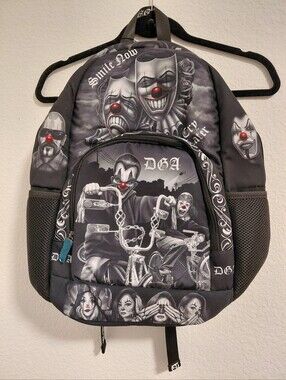 DGA clownin Backpack Black NWT
